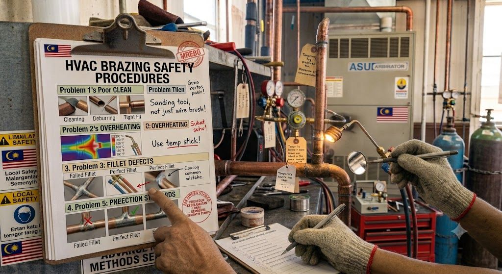 HVAC brazing safety procedures