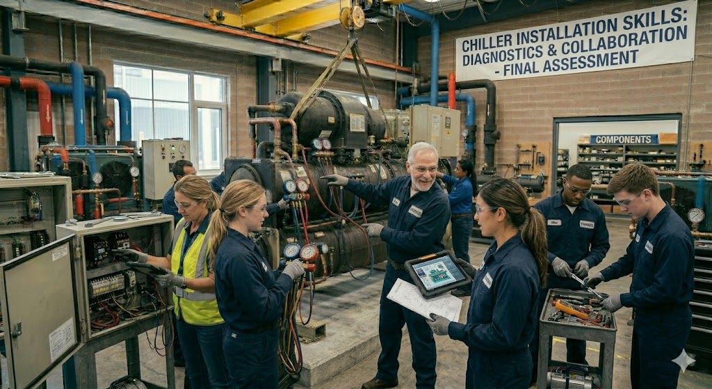 Chiller installation skills training
