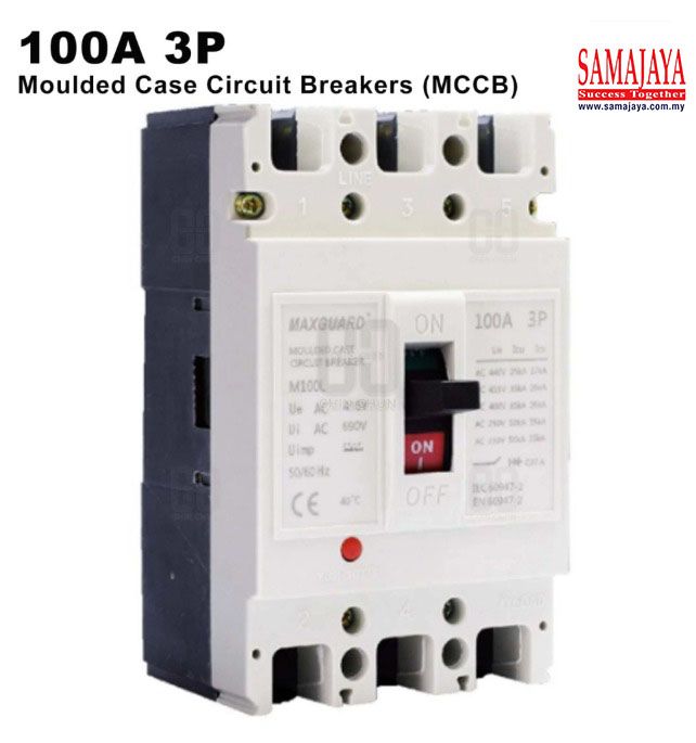 Maxguard 100A 3 Pole MCCB