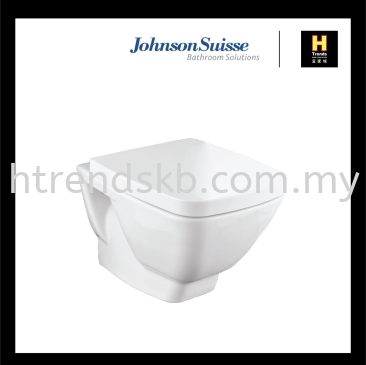 Johnson Suisse Bergamo Square Wall Hung WC  (WBSDBQ010WW)