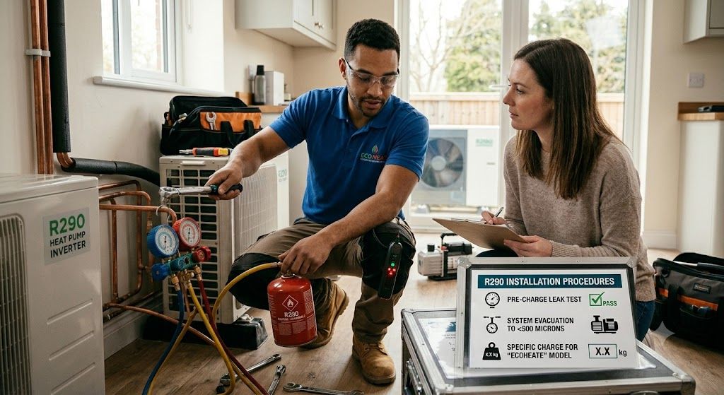 propane refrigerant installation procedures
