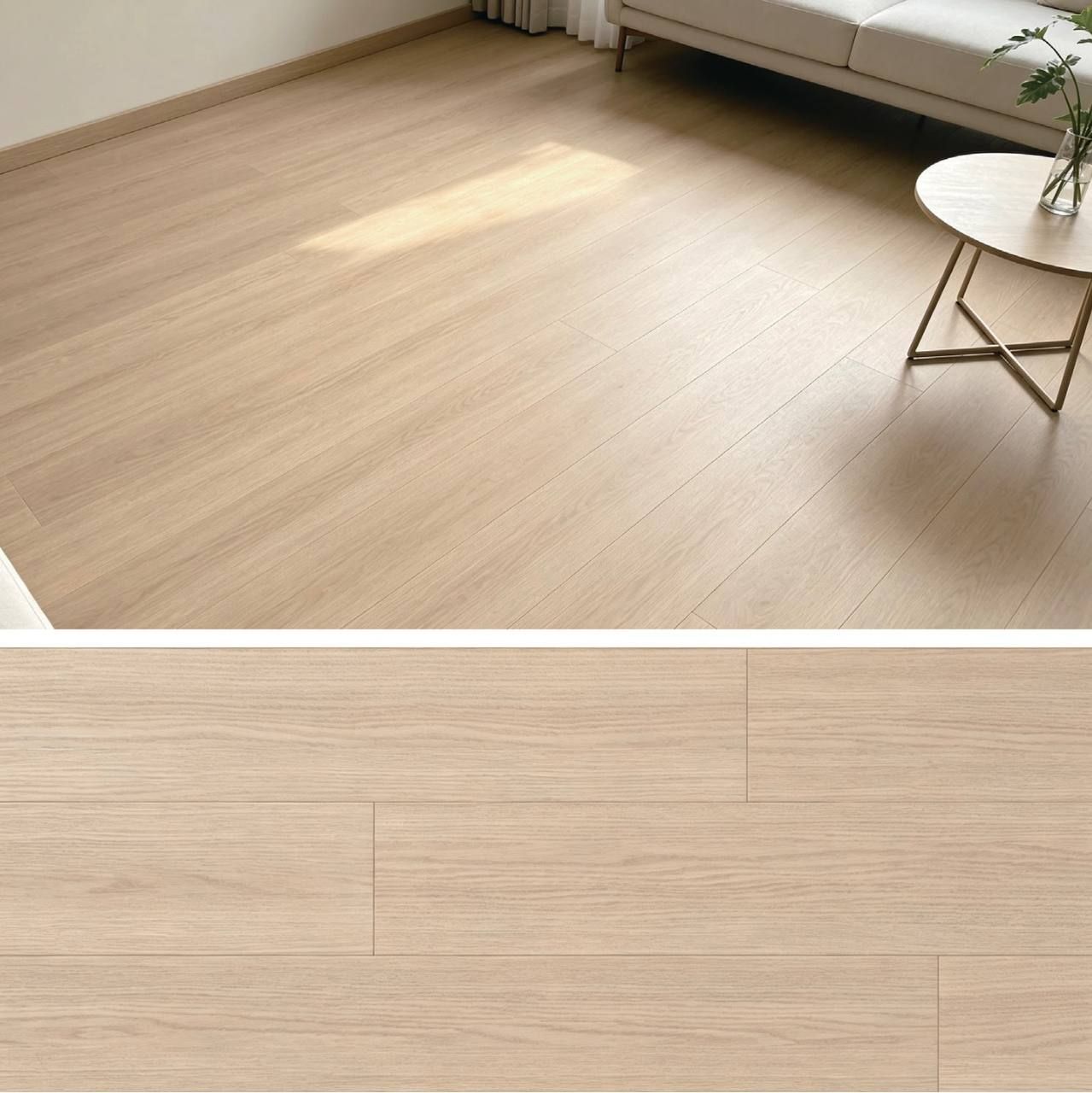 Queens Floor LVT Flooring STANDARD (Fiberglass Core) QVG107-04 GREIGE WALNUT