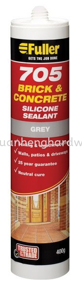 Fuller 705 Brick and Concrete Grey 400g Silicone HARDWARE Johor Bahru (JB), Malaysia Supplier, Supply, Wholesaler | CHUAN HENG HARDWARE PAINTS & BUILDING MATERIAL