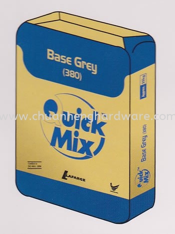 Base Grey 380 Quick Mix Cement CEMENT Johor Bahru (JB), Malaysia Supplier, Supply, Wholesaler | CHUAN HENG HARDWARE PAINTS & BUILDING MATERIAL