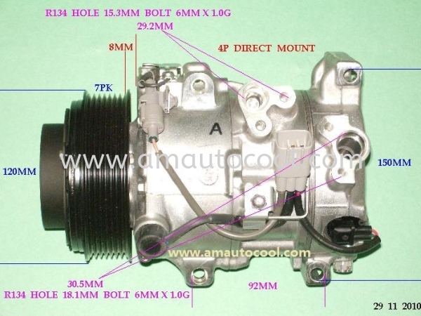 (CPS)   Toyota Compressor Compressor Car Air Cond Parts Johor Bahru JB Malaysia Air-Cond Spare Parts Wholesales Johor, JB,  Testing Equipment | Am Autocool Electronic Enterprise