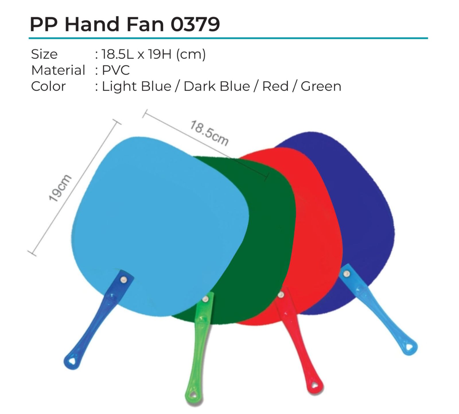 PP Hand Fan 0379