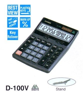 Casio D-100V Casio Electronic Calculators STATIONERY PRODUCTS  Johor Bahru JB Malaysia Supply Suppliers | WANFY (M) SDN BHD