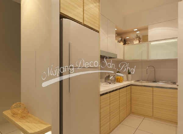 Interior Design Exterior Design Johor . Taman Gaya . Taman Perling . Horizon Hills . Bukit Indah Sri Samudera Dry Kitchen Design Johor Bahru (JB), Malaysia ID Firm, Interior Designer | Mujiang Deco Sdn Bhd