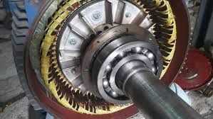 Industrial Electric Bearing Installation