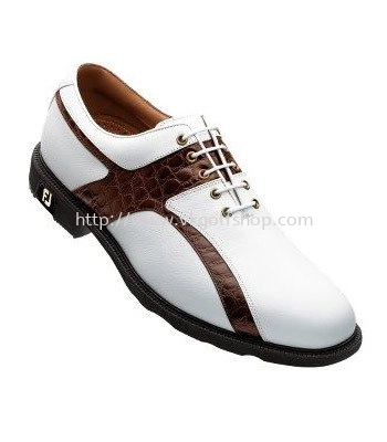 FootJoy - Icon Golf Shoes White/Brown FootJoy Golf Golf Shoes FootJoy - Icon Golf Shoes White/Brown FootJoy Golf Golf Shoes