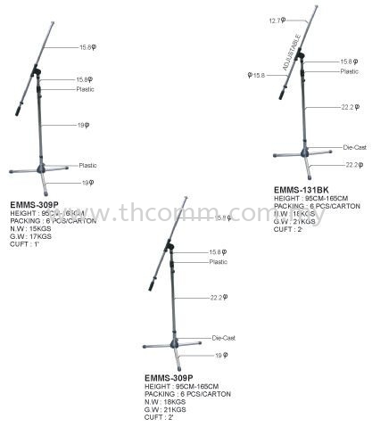 Microphone Stand  Accessory  Sound System   Supply, Suppliers, Sales, Services, Installation | TH COMMUNICATIONS SDN.BHD.