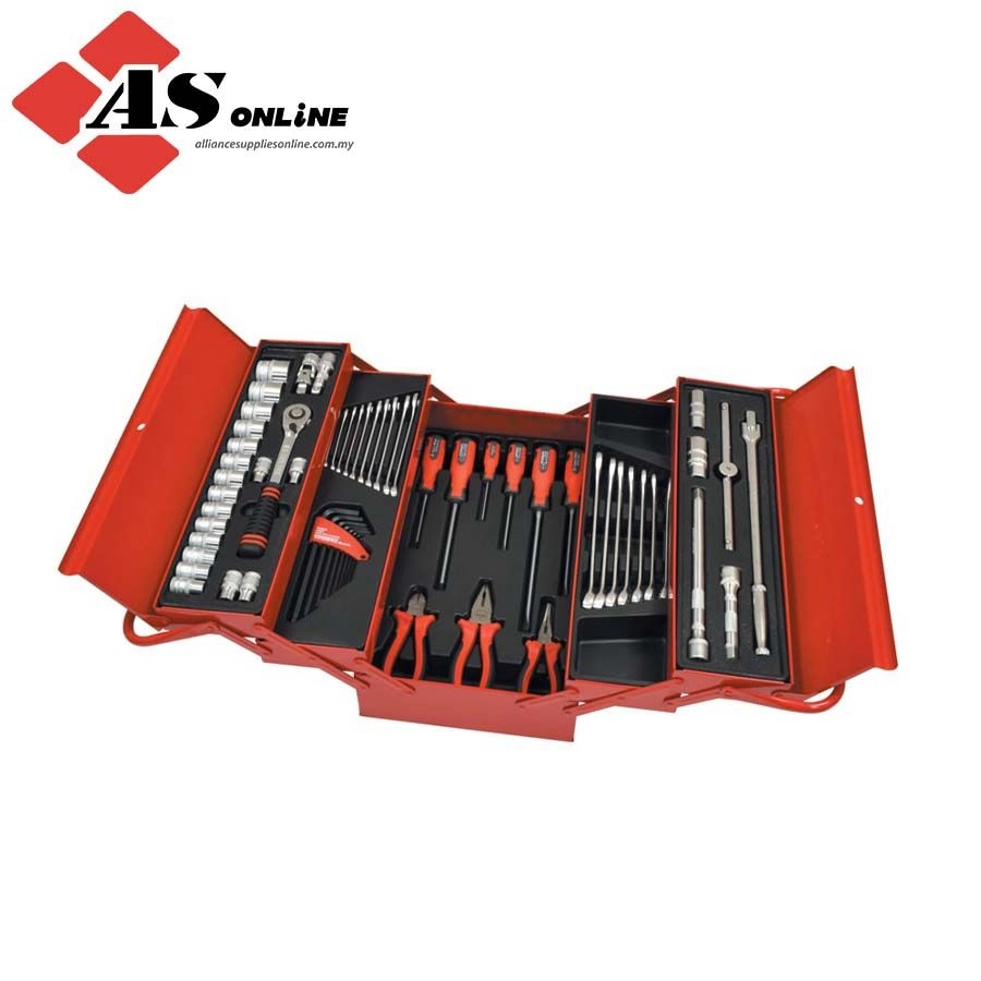 KENNEDY 62 Piece General Purpose Tool Kit in Cantilever Tool Box / Model: KEN5950055K