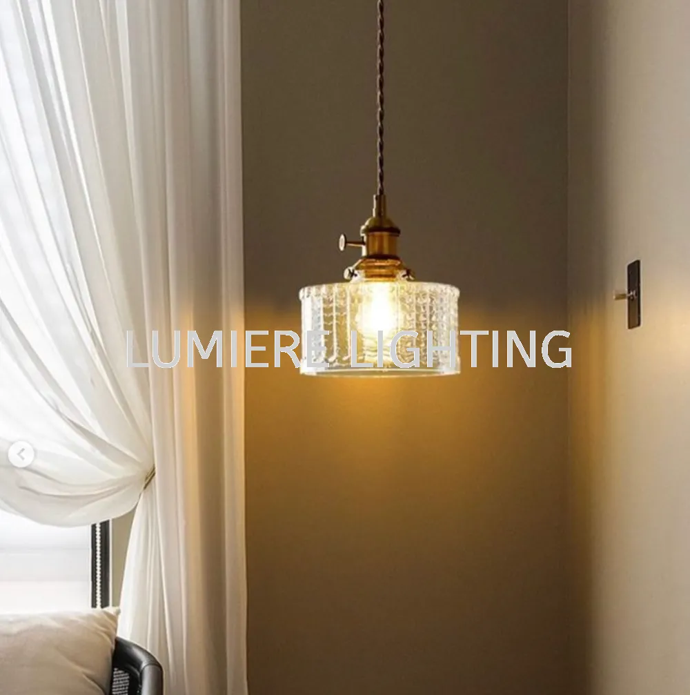 Post Modern Nordic Scandinavian Vintage Gold Pendant Light