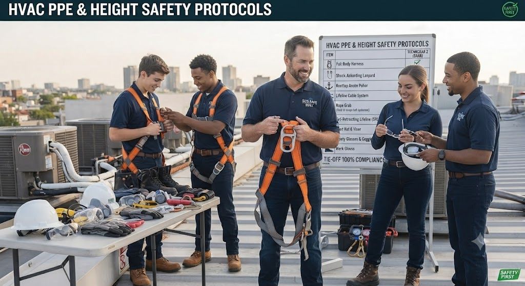HVAC PPE safety training for technicians