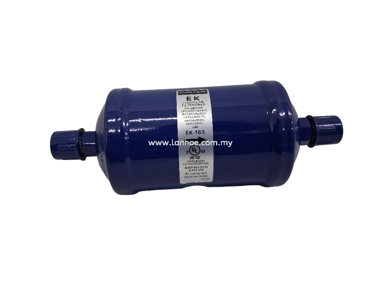 EMERSON FLOW CONTROLS 3/8'' EK 163 FILTER DRIER (FLARE) (PCN 047613)