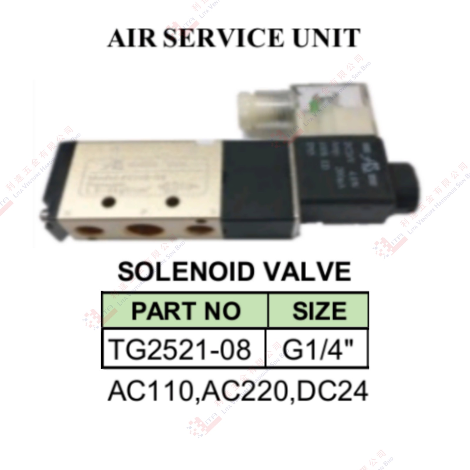 AIR SERVICE SOLENOID VALVE - TG252108