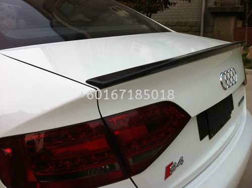 AUDI A4 B8  BOOT LIP SPOILER CARBON R-STYLE A4 B8 AUDI Johor Bahru JB Malaysia Supply, Supplier, Suppliers | Vox Motorsport