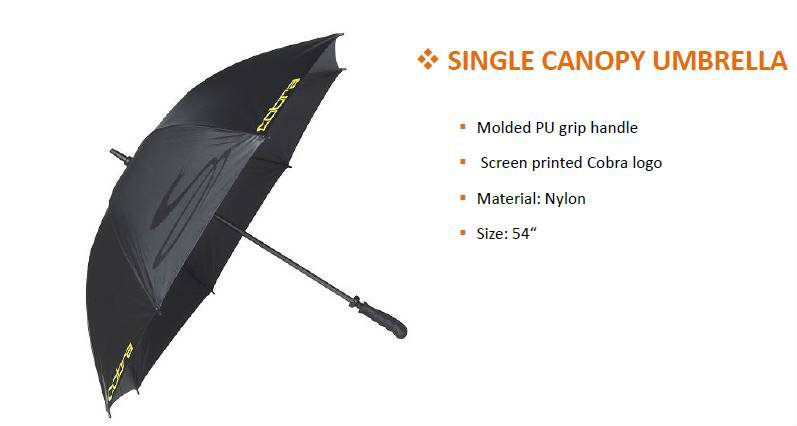 Cobra Single Canopy Umbrella