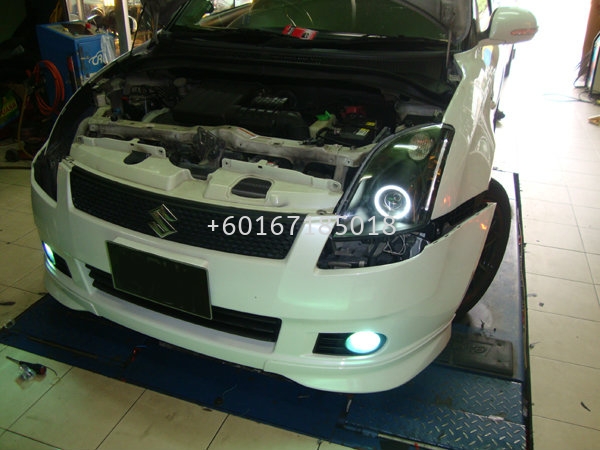 SUZUKI SWIFT CCFL PROJECTOR LAMP BLACK HOUSING SWIFT LIGHTING SUZUKI  Johor Bahru JB Malaysia Supply, Supplier, Suppliers | Vox Motorsport