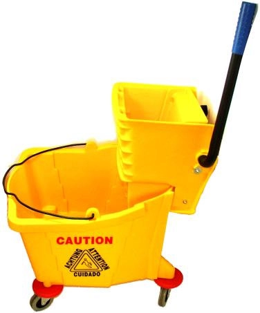 Single Mop Bucket c/w Wringer