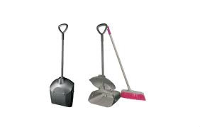 Plastic Dust Pan c/w Broom