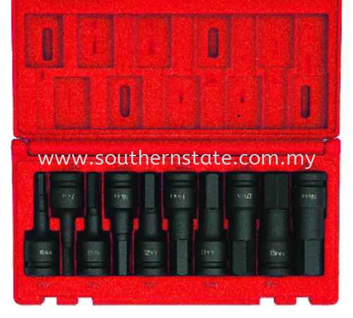 10 piece Hexagon Impact Socket Set Socket (Impact) Hand Tools Malaysia Johor Bahru JB Supplier | Southern State Sdn. Bhd.