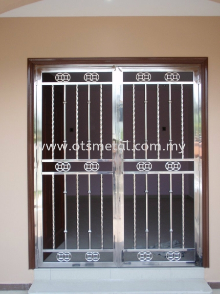 SSD003 Stainless Steel Door Johor Bahru (JB) Design, Supplier, Supply | OTS Metal Works