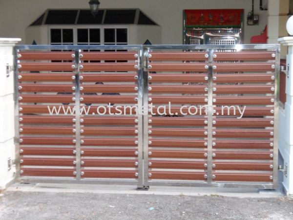 SSG001 Stainless Steel Gate Johor Bahru (JB) Design, Supplier, Supply | OTS Metal Works