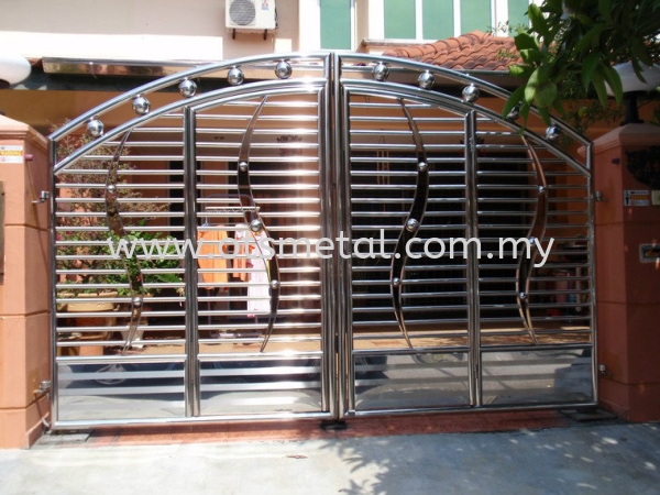 SSG026 Stainless Steel Gate Johor Bahru (JB) Design, Supplier, Supply | OTS Metal Works