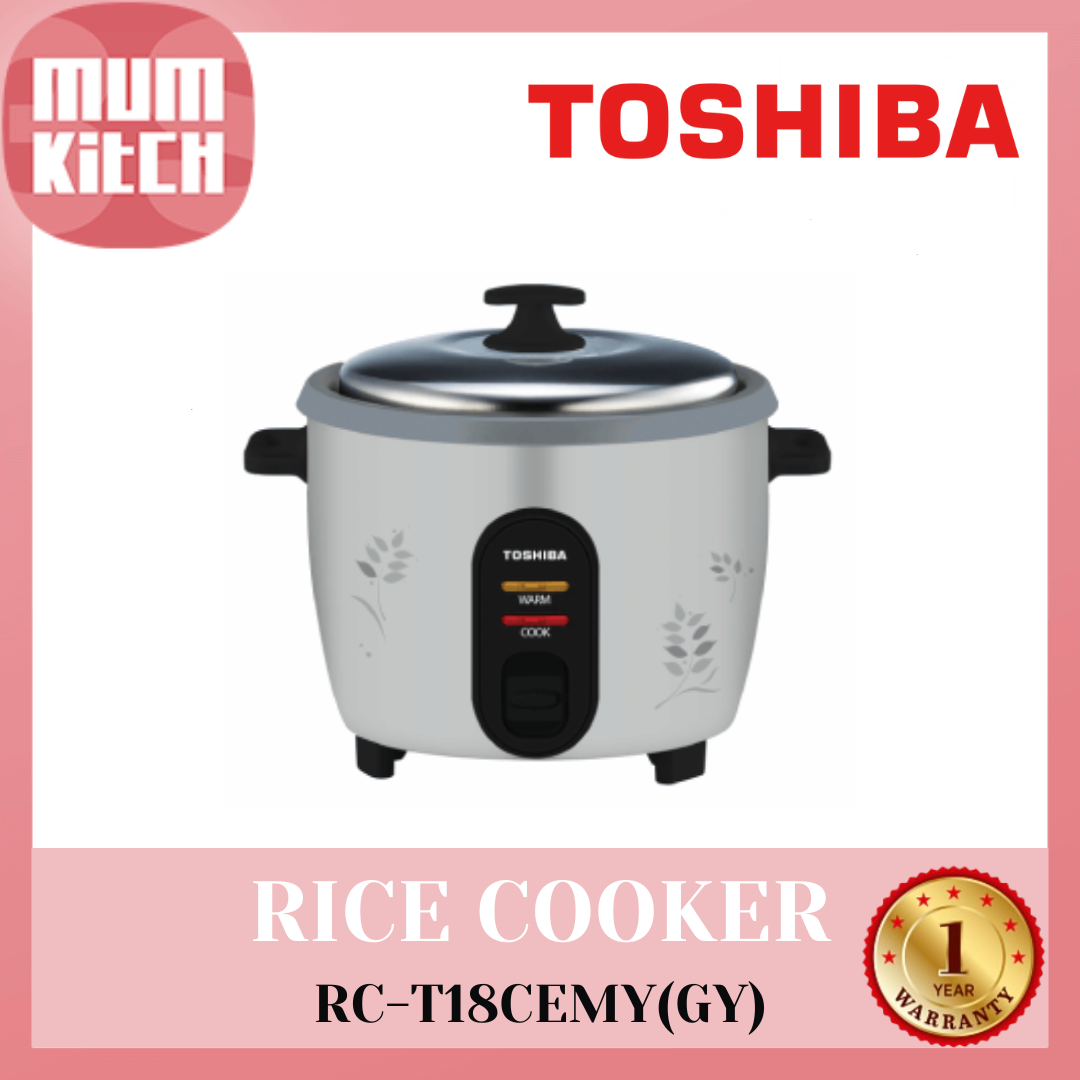 TOSHIBA Rice Cooker 1.8L Conventional RC-T18CEMY(GY)