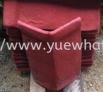 Small Red Cement Ridge Ridges Roofing Johor Bahru JB Malaysia Supply & Wholesale | Yue Whatt Trading Sdn Bhd