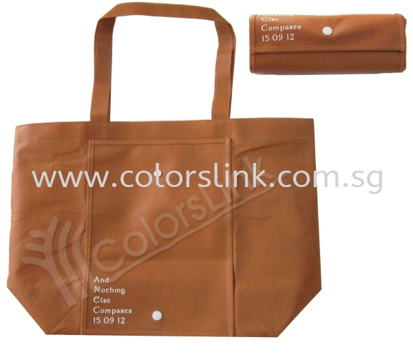 NW-Fold-13 Foldable Bag Non Woven Eco Friendly Bags Singapore Supplier, Suppliers, Supply, Supplies | Colorslink Trading