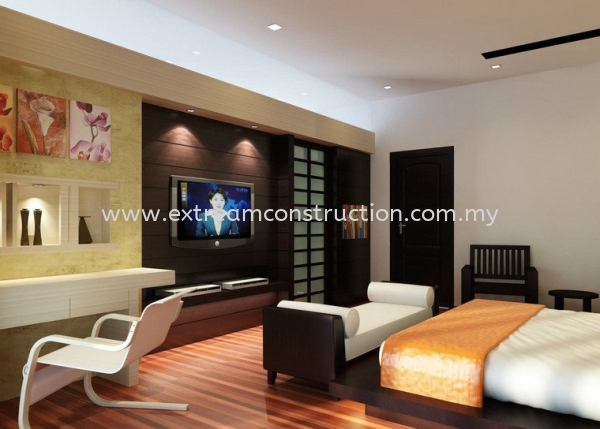  Kulai Bungalow House Bedroom Design Johor Bahru JB Malaysia Interior Design, Exterior Design, Construction, Renovation | Extream Home Decor Sdn Bhd