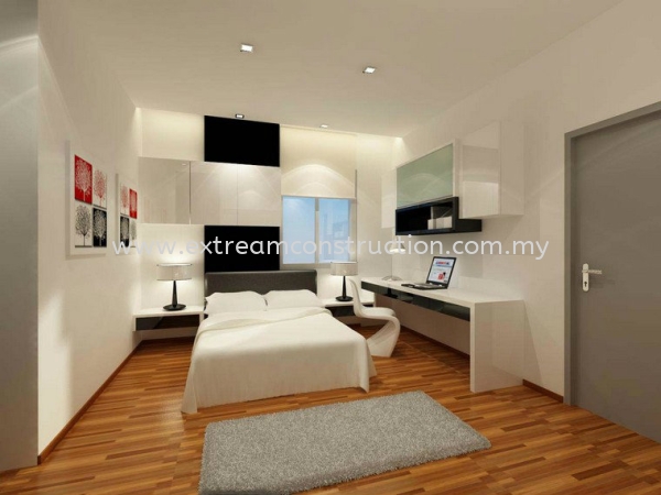  Semi-Detached House Ponderosa Bedroom Design Johor Bahru JB Malaysia Interior Design, Exterior Design, Construction, Renovation | Extream Home Decor Sdn Bhd