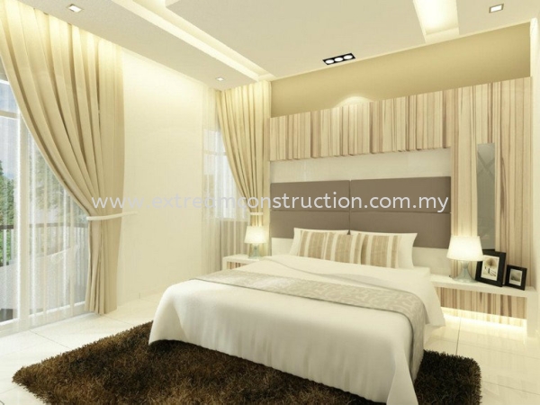  Taman Flora Villa Bedroom Design Johor Bahru JB Malaysia Interior Design, Exterior Design, Construction, Renovation | Extream Home Decor Sdn Bhd