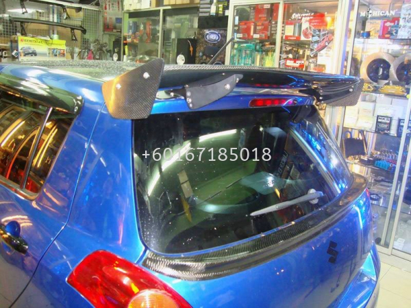 2005 2006 2007 2008 2009 2010 2011 suzuki swift sunline racing slr gt wing slr style swift add on upgrade performance look real carboon fiber material new set SWIFT SLR SUZUKI  Johor Bahru JB Malaysia Supply, Supplier, Suppliers | Vox Motorsport