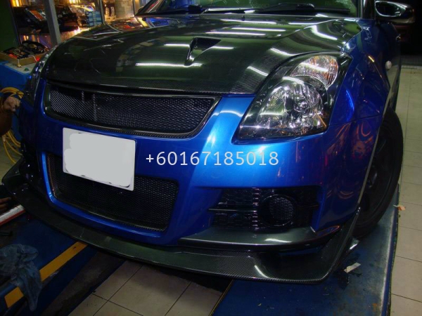 2005 2006 2007 2008 2009 2010 2011 suzuki swift zc31s sunline racing front lip slr style swift sport add on upgrade performance look real carboon fiber material new set SWIFT SLR SUZUKI  Johor Bahru JB Malaysia Supply, Supplier, Suppliers | Vox Motorsport