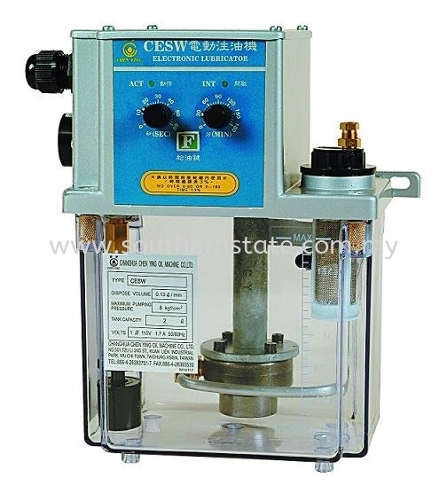 CESW Two Time Adjuster Type Resistance Type Electric Lubricator Lubricant System Malaysia Johor Bahru JB Supplier | Southern State Sdn. Bhd.