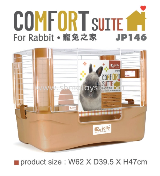JP146  Jolly Comfort Suite For Rabbit Rabbit Cage And Carry Bag Rabbit Malaysia, Johor, Pekan Nanas, Selangor Supply, Supplier, Wholesale | SB Pet (J) Sdn Bhd