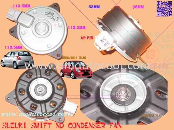 (CDF)   Suzuki Swift ND Condenser Fan Condenser Fan Car Air Cond Parts Johor Bahru JB Malaysia Air-Cond Spare Parts Wholesales Johor, JB,  Testing Equipment | Am Autocool Electronic Enterprise