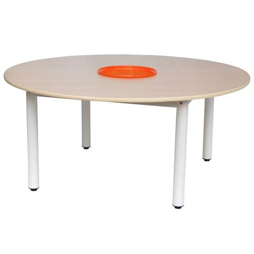 Q019   Round Table with Basket 4'  Montessori Table  Table Series School Furniture Johor Bahru JB Malaysia Supplier & Supply | I Education Solution