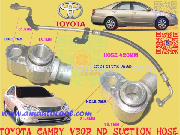 (H&P)  Toyota Camry V30R ND Suction Hose Hose Pipe Car Air Cond Parts Johor Bahru JB Malaysia Air-Cond Spare Parts Wholesales Johor, JB,  Testing Equipment | Am Autocool Electronic Enterprise