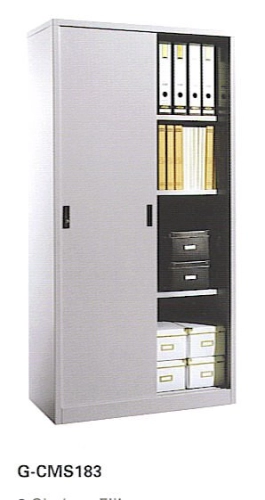 Full Height Cupboard metal sliding door CMS-183