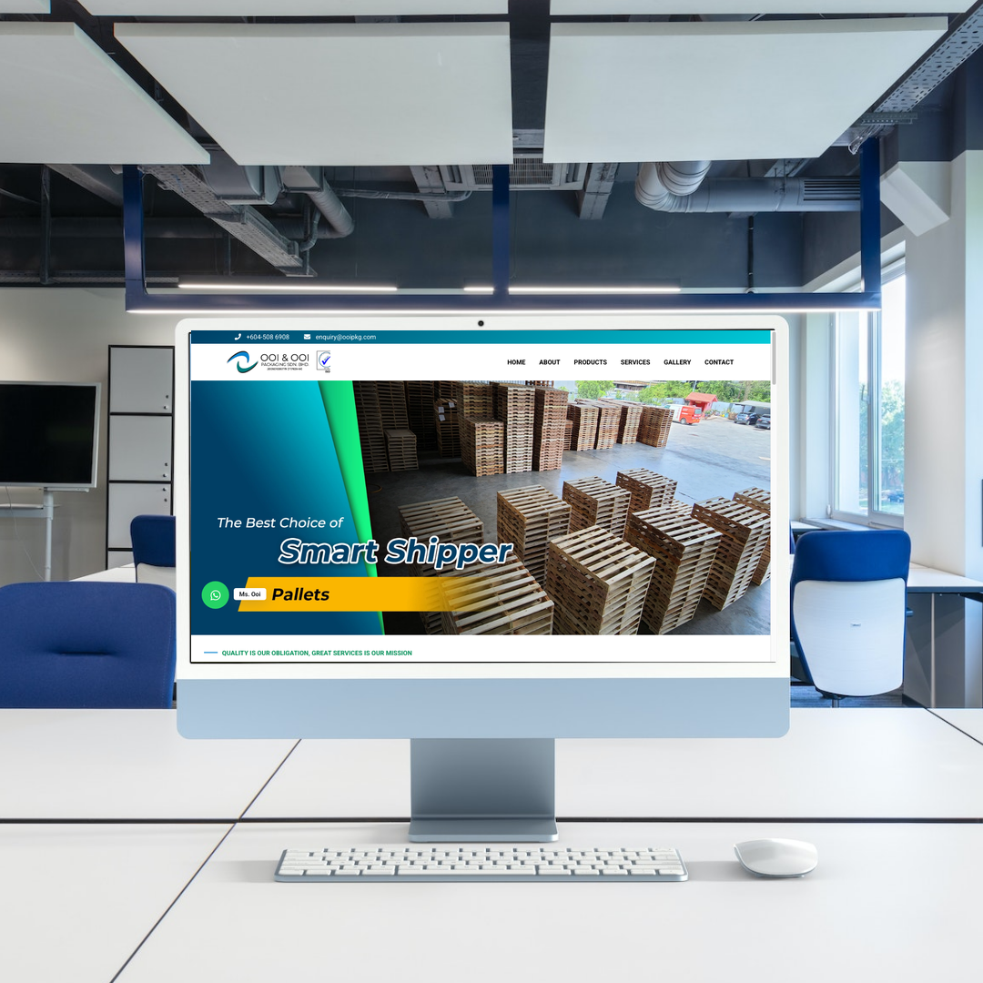 OOI & OOI PACKAGING SDN. BHD. Website Design & SEO Case Study | Wooden Pallet Manufacturer in Penang