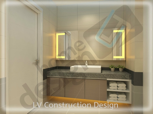  Living Hall Design Johor Bahru (JB), Malaysia Design | LV Construction Design Sdn Bhd