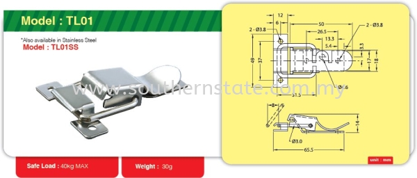 TL01- Toggle Link Clamp Toogle Link Clamp Toggle Clamp Malaysia Johor Bahru JB Supplier | Southern State Sdn. Bhd.