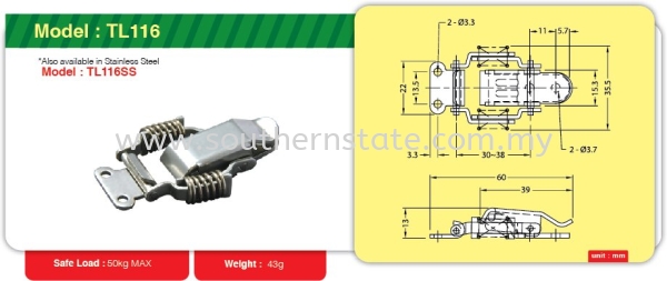 TL116-о  ǯ ǯ   Supplier | Southern State Sdn. Bhd.