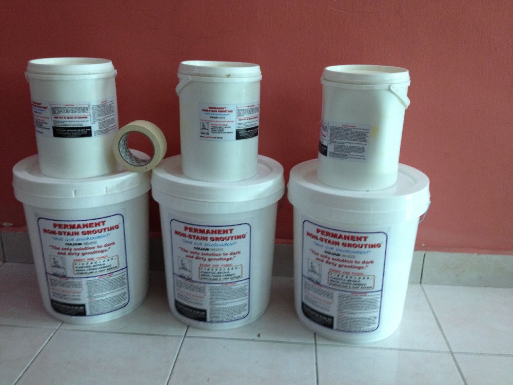 Permanent Non-Stain Grouting Materials™ - White Color - RM 149.00 x 40kgs