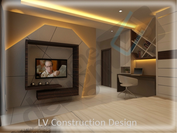  TV Console Design Johor Bahru (JB), Malaysia Design | LV Construction Design Sdn Bhd