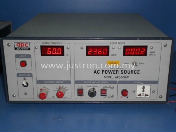 APC AFC500W AC Power Supply APC Johor Bahru, JB, Malaysia Supply Supplier Suppliers | Justron Technology Sdn Bhd